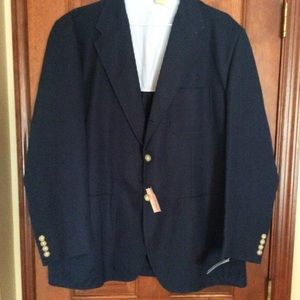 Vineyard Vines Mens Classic Navy Blue Blazer Large